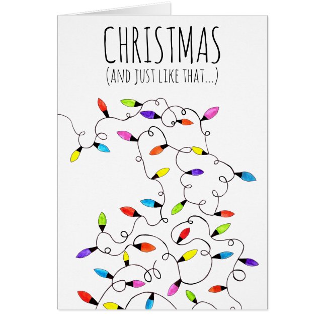 Christmaslights and Just Like That  Cards (Front)