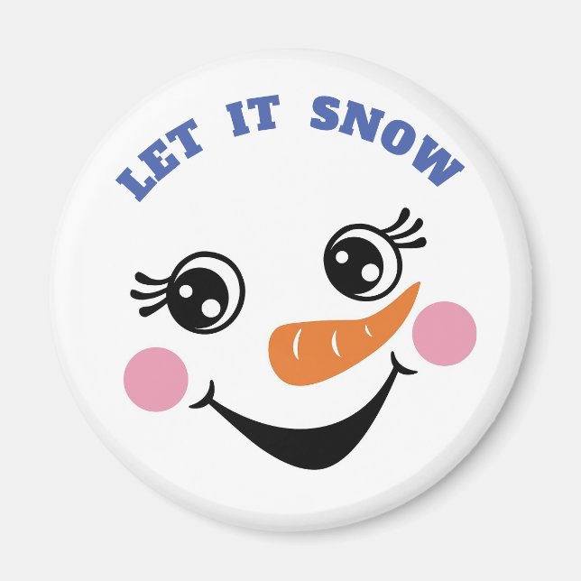 CHRISTMASMAGNETS, ROUND, FAVORS, STOCKING STUFFERS MAGNET (Front)