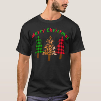 Christmasree Merry Christmas Plaid Christmas Joy f T-Shirt