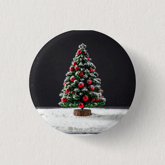 christmass tree button (Front)