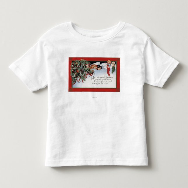 ChristmasSleeping Children and a Poem Toddler T-shirt (Front)