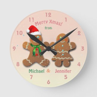 Christmassy Gingerbread Man and Gingerbread Lady