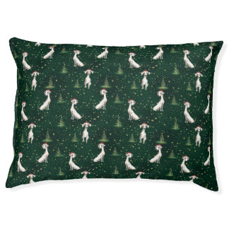 Christmassy Pup Parade Pet Bed