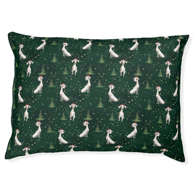 Christmassy Pup Parade  Pet Bed (Front)