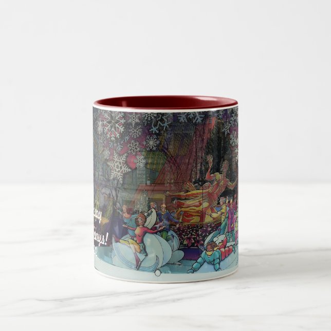 Christmastime Two-Tone Coffee Mug (Center)