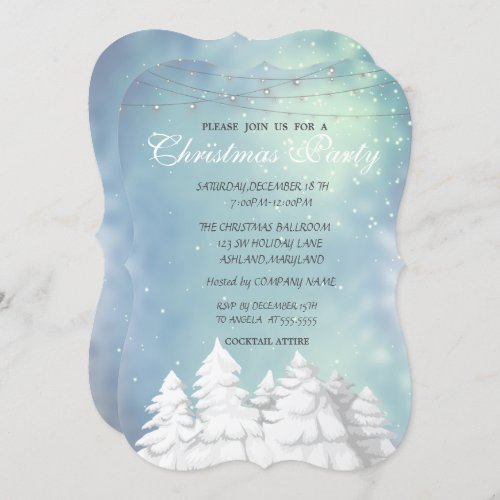 ChristmasTree Corporate Christmas Party Invitation