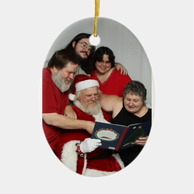 Christmasy Goodness #2 Ceramic Ornament (Front)