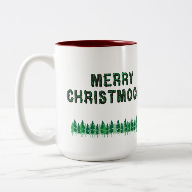 Christmoose Two-Tone Coffee Mug (Left)