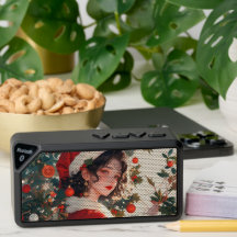 Christms Fantasy Holiday Romance Bluetooth Speaker