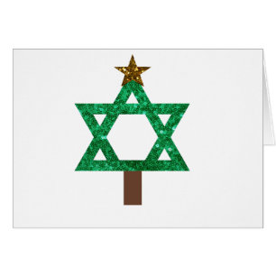 christmukkah christmas tree cards