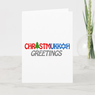 CHRISTMUKKAH GREETINGS -.png Holiday Card