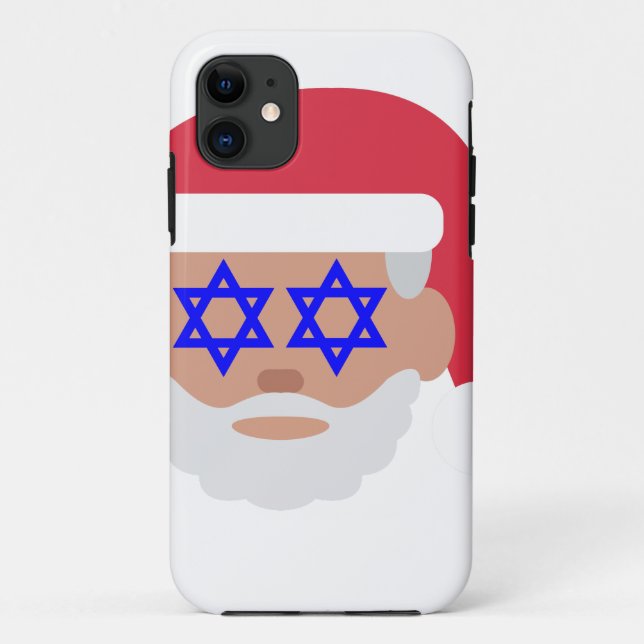 christmukkah santa claus emoji Case-Mate iPhone case (Back)