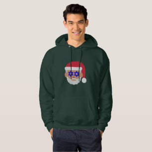 christmukkah santa claus emoji hoodie sweatshirt