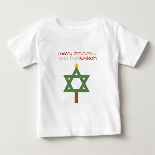 CHRISTMUKKAH TREE BABY T_Shirt