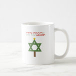 CHRISTMUKKAH TREE COFFEE MUG<br><div class="desc">Holiday Humor T-shirts and Apparel Funny Holiday Gear: T-shirts,  Hoodies,  Stickers,  Buttons,  and gifts.</div>