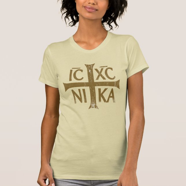 Christogram ICHC NIKA  T-Shirt (Front)