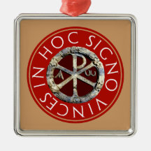 Christogram With Latin Text
