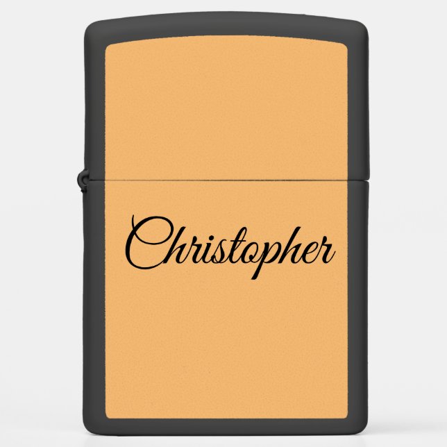 Christopher – Classic Noble Strength with Identity Zippo Lighter (Front)
