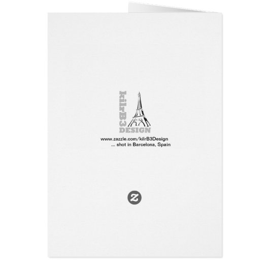 Christopher Columbus Barcelona, Spain Blank Card (Back)