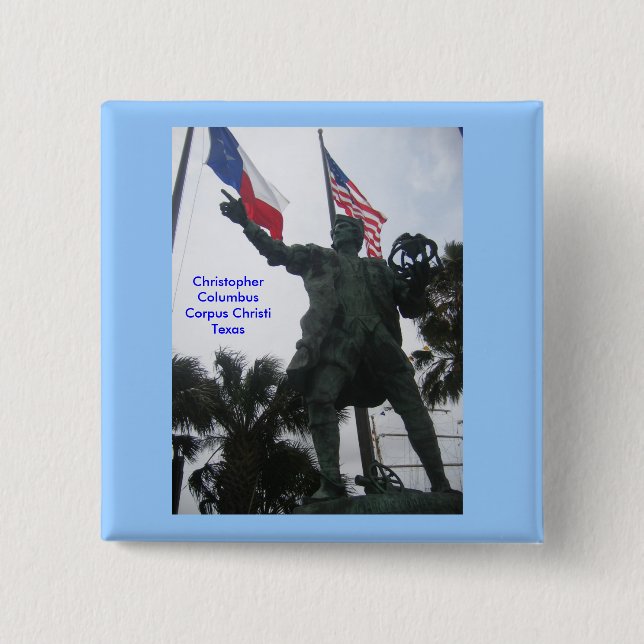 Christopher Columbus Button (Front)