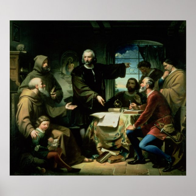 Christopher Columbus in the Monastery of la Poster (Front)