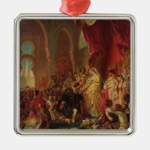 Christopher Columbus Metal Ornament
