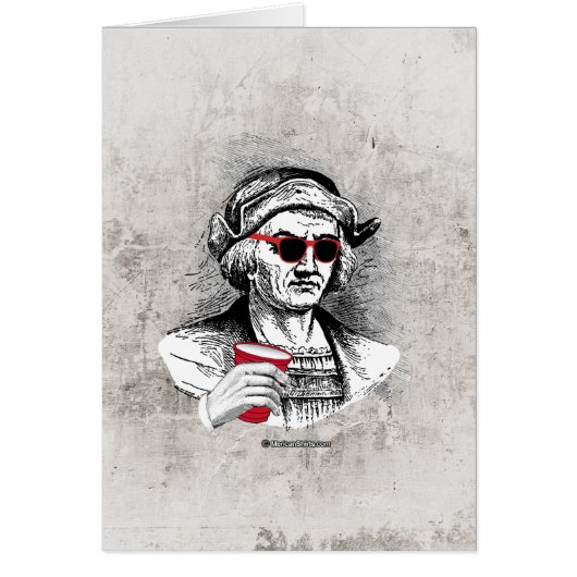 Christopher Columbus Party Animal Cards (Front)