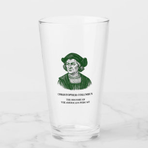 Christopher Columbus pint glass
