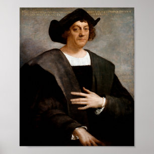 Christopher Columbus Portrait - 1519 Poster