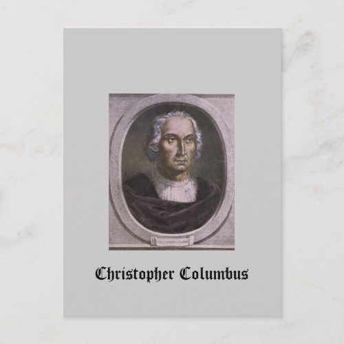 Christopher Columbus Postcard