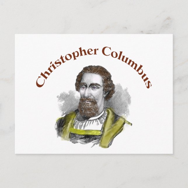 Christopher Columbus Postcard (Front)