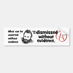 Christopher Hitchens Quote Bumper Sticker