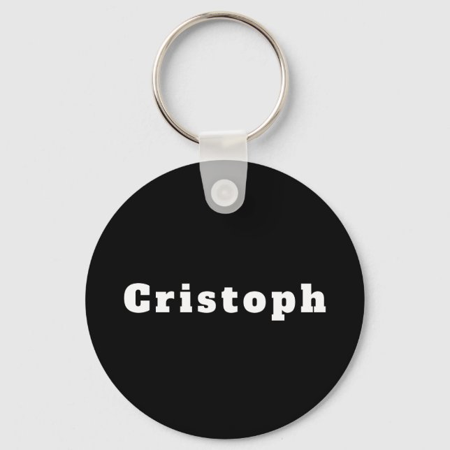 Christopher Keychain (Front)