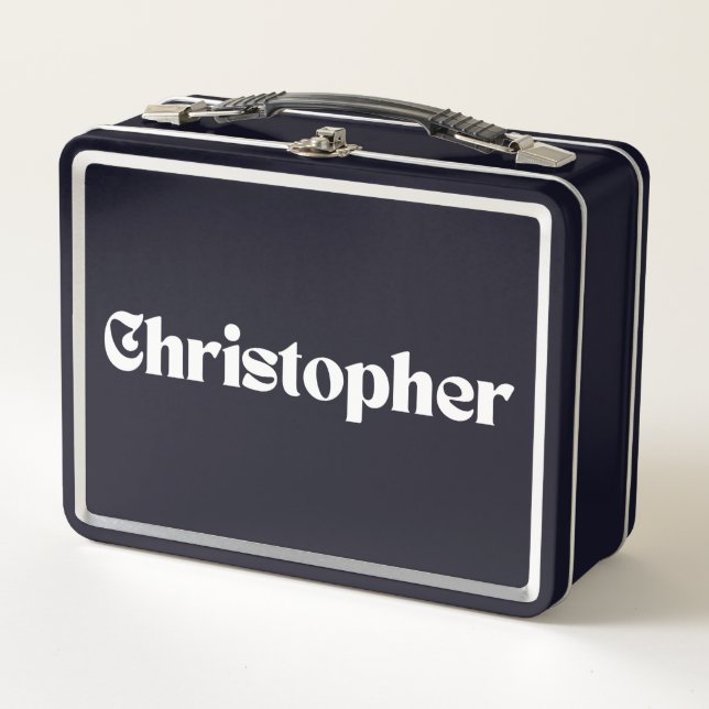 Christopher  metal lunch box (Front)
