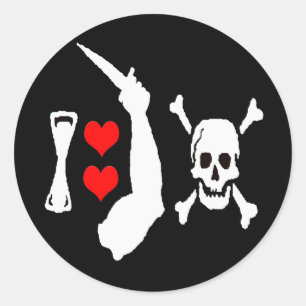 Christopher Moody -Hearts Classic Round Sticker