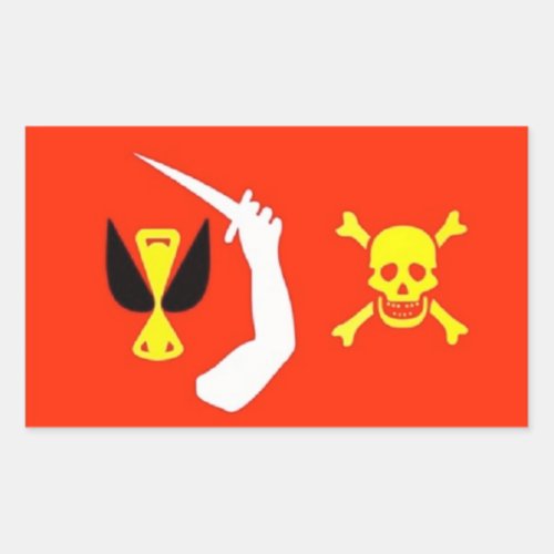 Christopher Moodys Pirate Flag Sticker