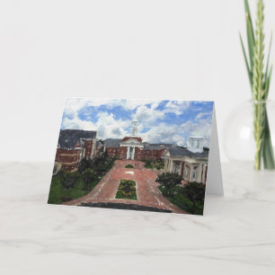Christopher Newport University Blank Greeting Card