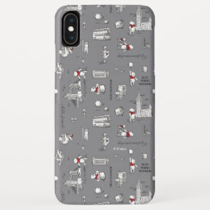 Christopher Robin Pooh - Hello Friends Pattern iPhone XS Max Case