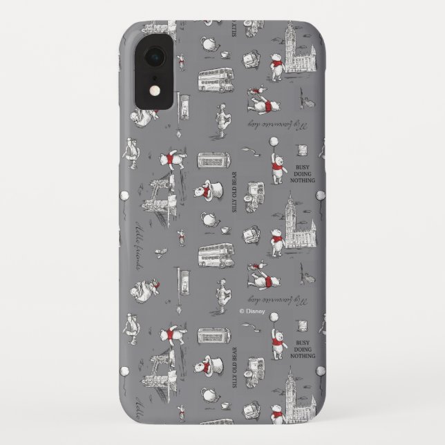 Christopher Robin | Pooh - Hello Friends Pattern Case-Mate iPhone Case (Back)