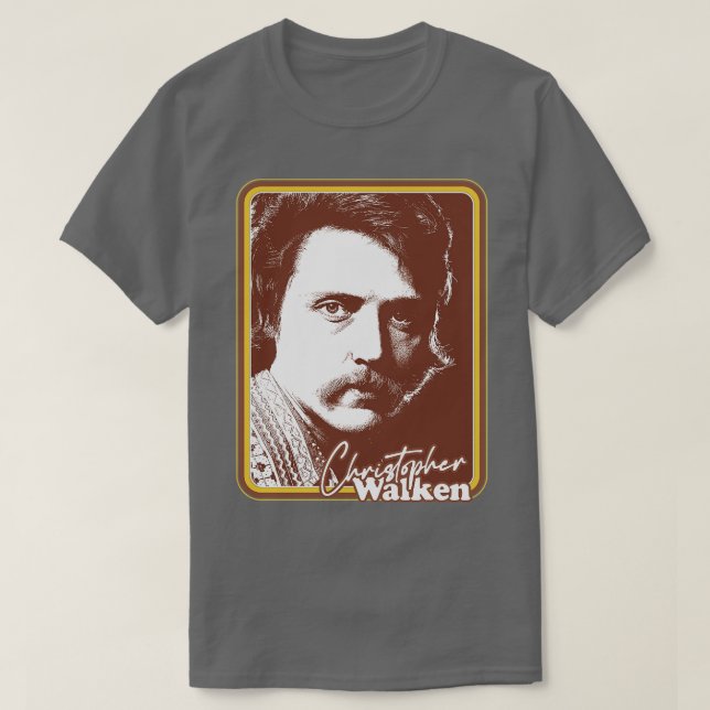 Christopher Walken 80s Retro Fan Art Gift Design T-Shirt (Design Front)