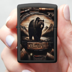 Christopher's Mountain Bear Zippo Lighter