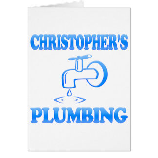 Christopher's Plumbing Cards