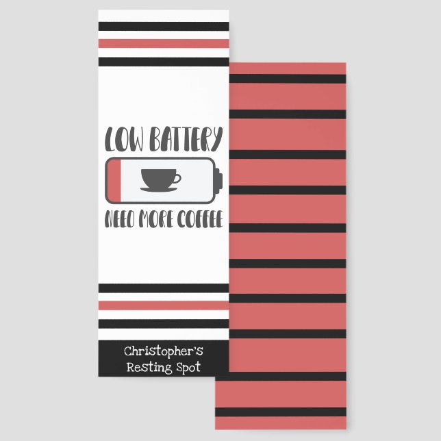 Christopher's Resting Spot Low Battery Bookmarks (Front & Back)
