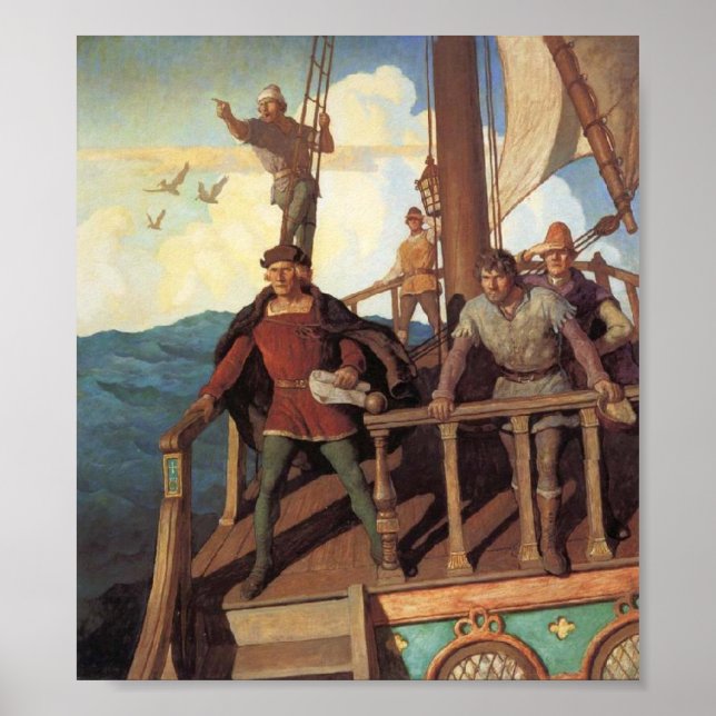 Christophorus Columbus 1492 Pictura Poster (Front)