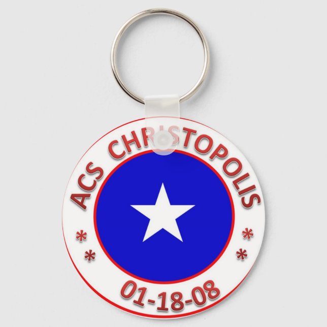 Christopolis Store Keychain (Front)
