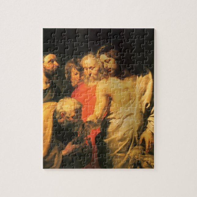 Christ's Charge to Peter by Sir Peter Paul Rubens Jigsaw Puzzle (Vertical)