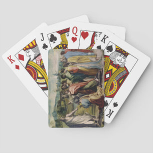 Christ's Charge to St. Peter (cartoon for the Sist Poker Cards