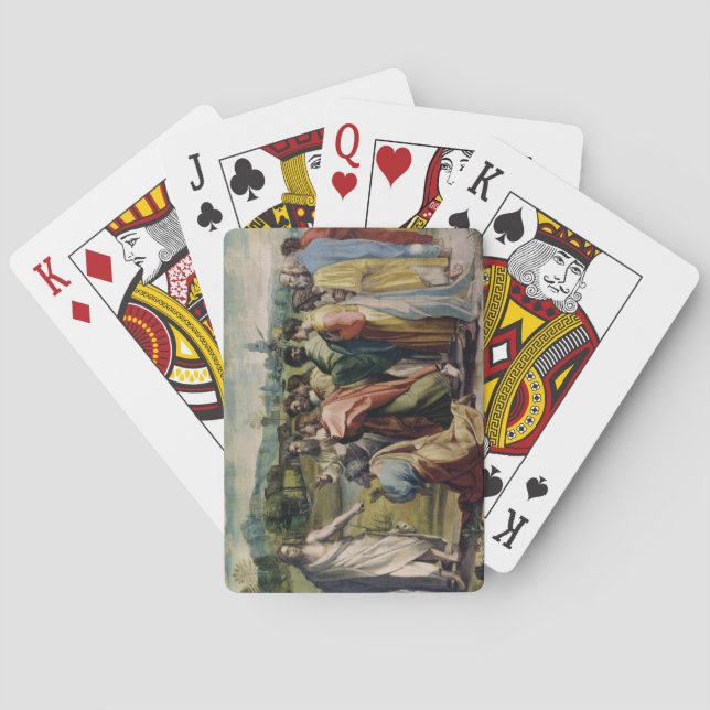 Christ's Charge to St. Peter (cartoon for the Sist Poker Cards (Back)