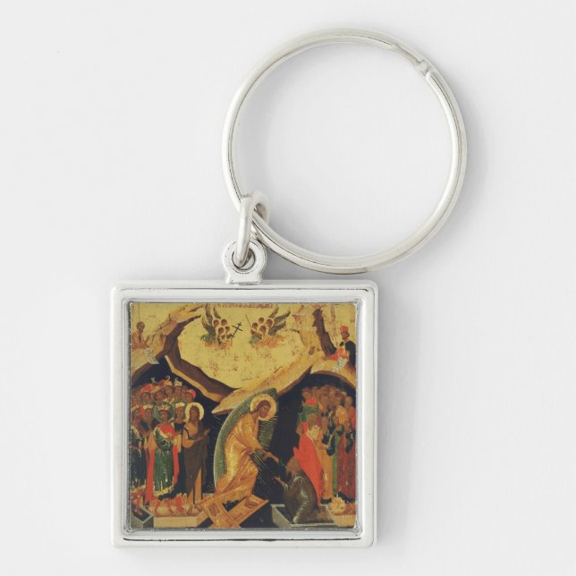 Christ's Descent into Hades Resurrection of Jesus  Keychain (Front)