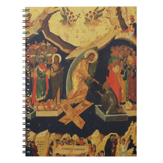 Christ's Descent into Hades Resurrection of Jesus  Notebook (Front)